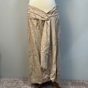 NWT Jason Wu eyelet hem linen blend skirt women’s sz 6